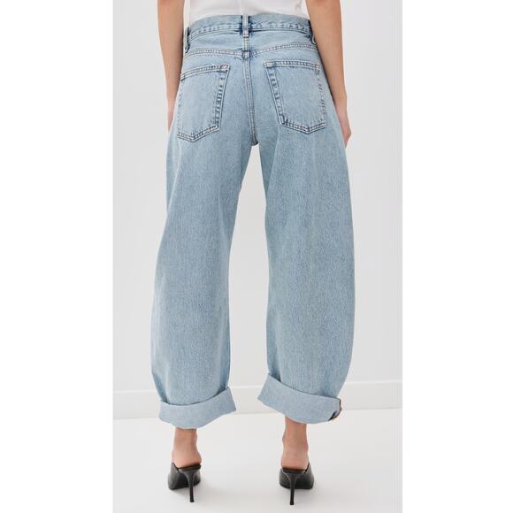 Frame The Bubble High Rise Light Wash Jeans Size 27 MSRP $298 - Picture 5 of 10